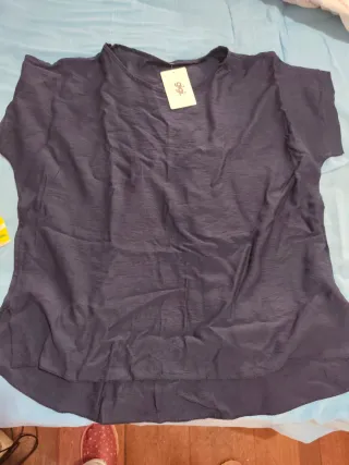 Blusa  Azul escuro  Tamanho Único