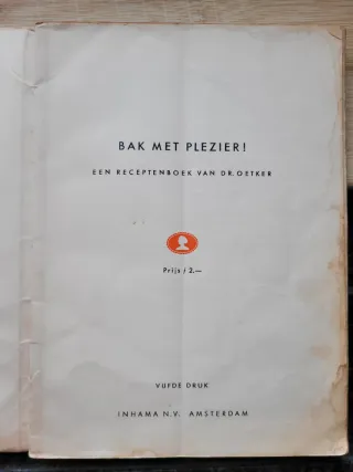 2 Antichi Libri di Ricette Olandesi
