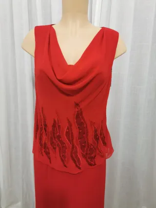 Conjunto rojo mujer talla 44