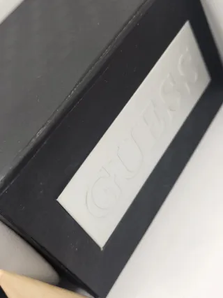 Reloj Guess Automático Esqueleto Plata Negro