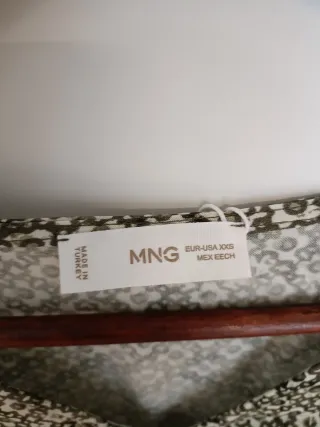 Vestido midi Mango color Kaki