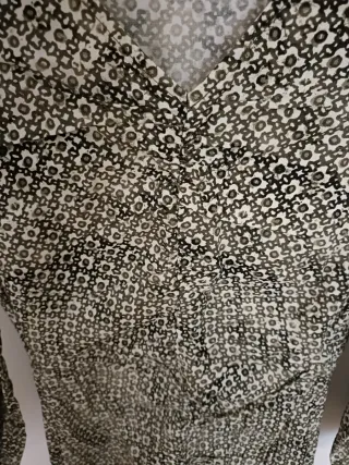 Vestido midi Mango color Kaki