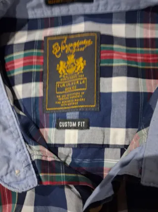 Camisa Springfield Algodón Manga Larga Talla L