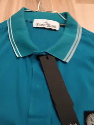 Polo Stone Island Blu