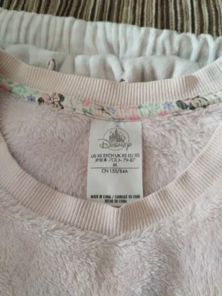 Pijama Minnie Mouse Rosa Talla S-M