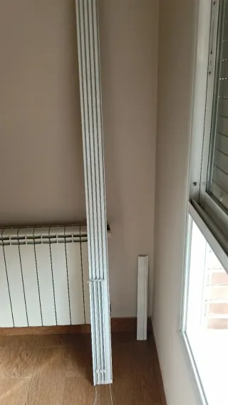 Carril Panel Japonés Blanco para 5 caidas