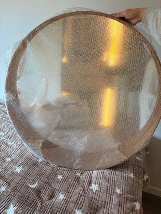 Espejo Redondo Ikea STOCKHOLM 80cm Chapa Roble