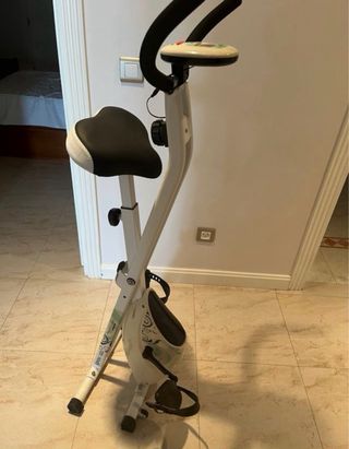 Bicicleta Estática Blanca