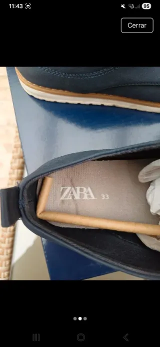 Zapatos de vestir azul marino Talla 34