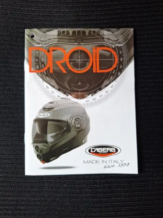 Casco Moto Modular Caberg Droid Negro Mate