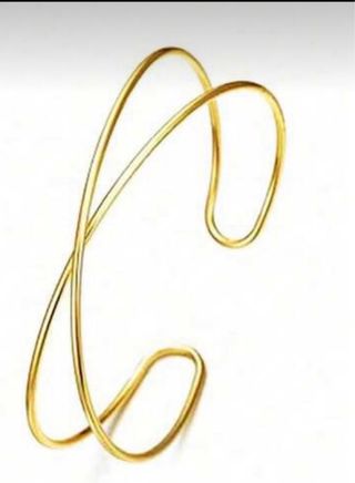 Conjunto pulseras y collar dorado