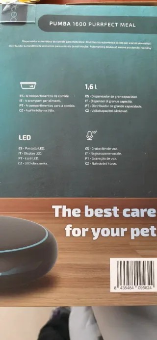 Comedero Cecotec Pumba 1600 Purrfect Meal