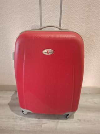 Maleta John Travel Roja 4 Ruedas