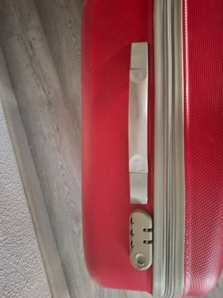 Maleta John Travel Roja 4 Ruedas