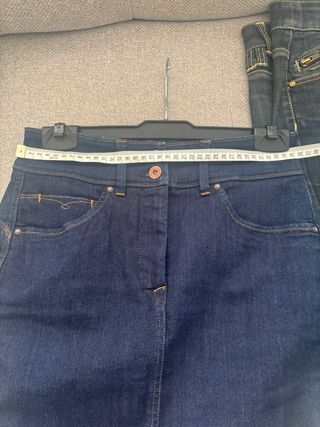 Falda Salsa Push In Secret Azul Talla