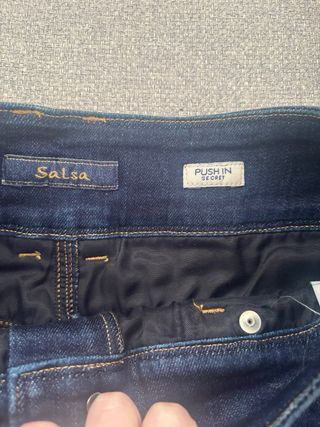 Falda Salsa Push In Secret Azul Talla