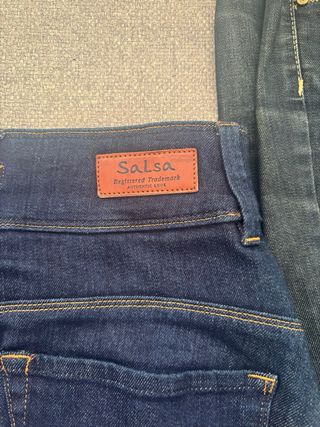 Falda Salsa Push In Secret Azul Talla