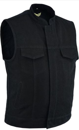 Chaleco Leatherick Motero XL Negro