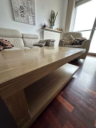 Dos mesas de centro de madera