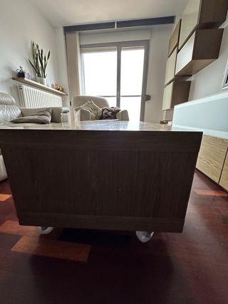 Dos mesas de centro de madera