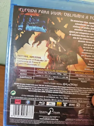 King of Thorn Blu-ray + DVD Combo