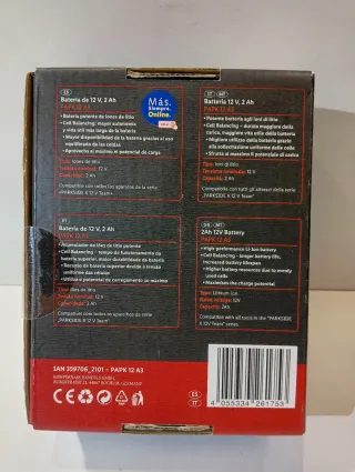 Batería 2Ah PARKSIDE