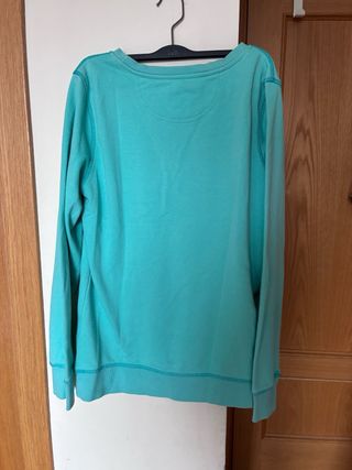 Sudadera Champion cian con bolsillo