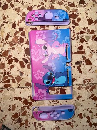 Funda Nintendo Switch/OLED Stitch & Angel