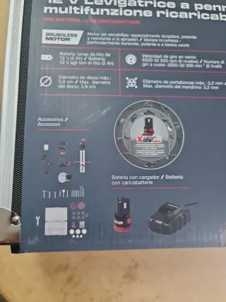 PARKSIDE 12V Taladradora-lijadora Precisión