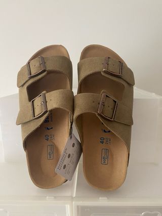 Sandalias Birkenstock Beige/Marrón