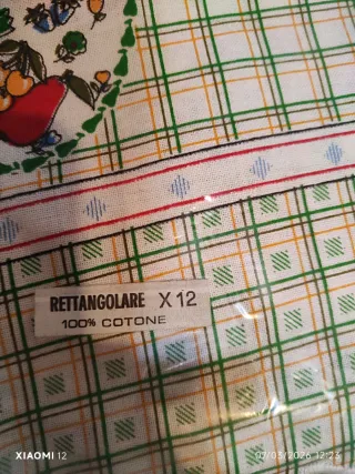 Tovaglia Rettangolare x12 Cotone