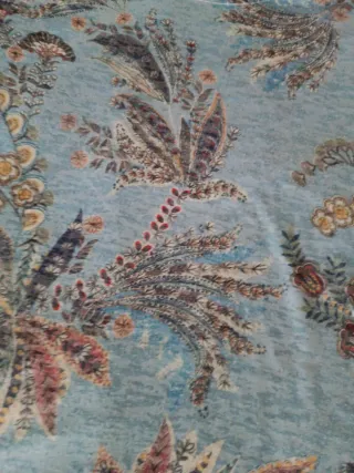 Camiseta estampada floral azul