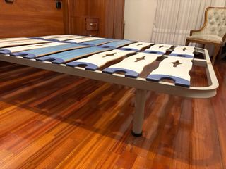 Somier 1.35m Madera y Metal