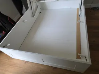 Canapé BRIMNES Ikea Madera Blanco