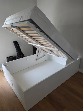 Canapé BRIMNES Ikea Madera Blanco