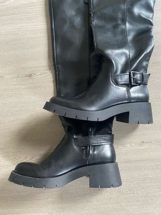 Botas altas Zara negras mujer