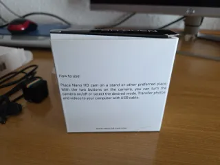 2 Nano Cam HD en caja