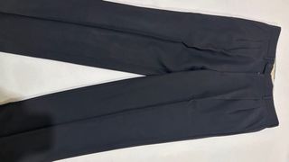 Traje de hombre azul marino liso