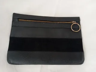 Lote de Bolsos de mano plateado con detalles dora