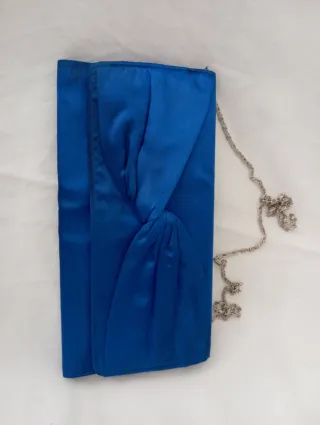 Lote de Bolsos de mano plateado con detalles dora