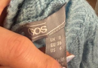 Jersey ASOS azul cielo talla 36