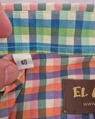 Camisa EL GANSO cuadros multicolor