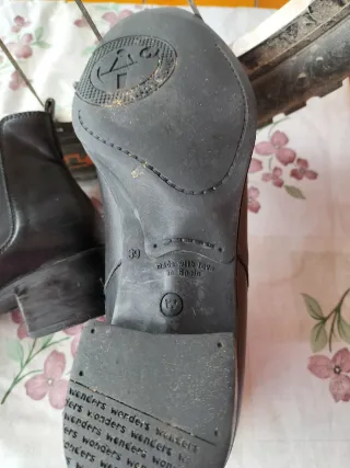 Botines Wonders Negros Mujer