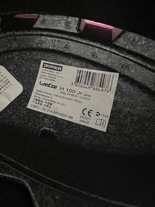 Casco de esquí junior rosa