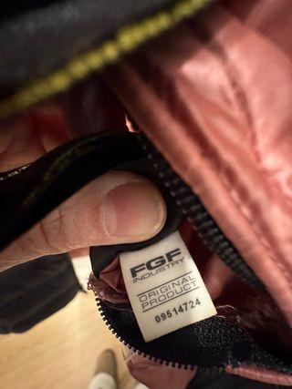 Blauer plumífero mujer negro