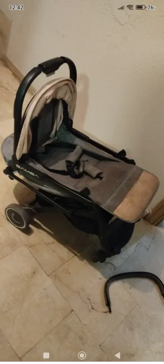 Carro de bebé plegable