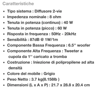Proel Diffusori Acustici