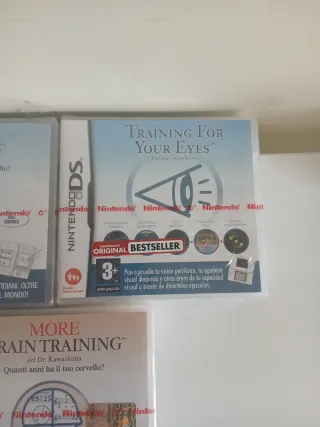 3 Juegos Nintendo DS Brain Training Precintados