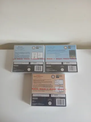3 Juegos Nintendo DS Brain Training Precintados