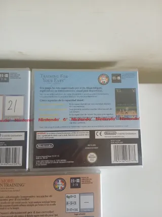 3 Juegos Nintendo DS Brain Training Precintados